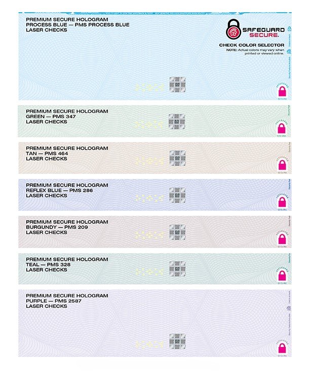 Premium-Secure Check Color Guide