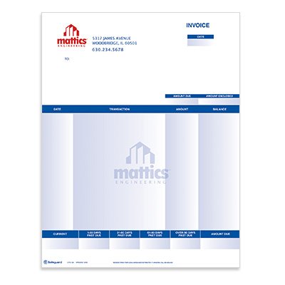 US invoice image